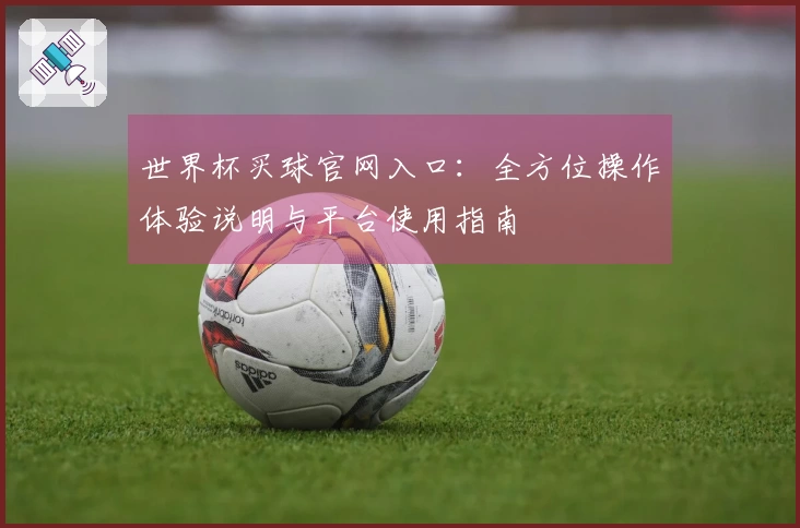 世界杯买球官网入口：全方位操作体验说明与平台使用指南